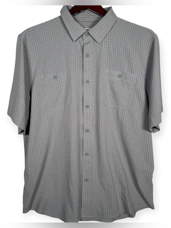 Orvis Other - Orvis Shirt Men’s XL Gray Plaid Short Sleeve Button Up UPF 30 Quick-Dry